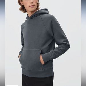 NWT Everlane Heather Gray Track Hoody Sweatshirt Men’s Medium